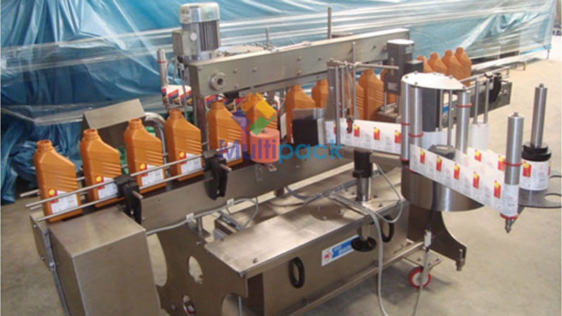 Front and Back Bottle Sticker Labelling Machine / Labeler - Multipack  Machinery